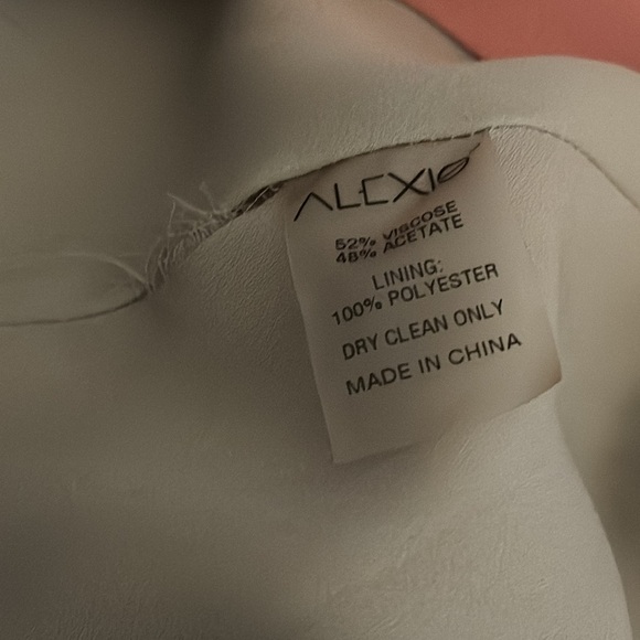 ALEXIS Elena Mini Shift Dress Pink Sage Green Wedding Date Party Work Size M‎ - Picture 10 of 12